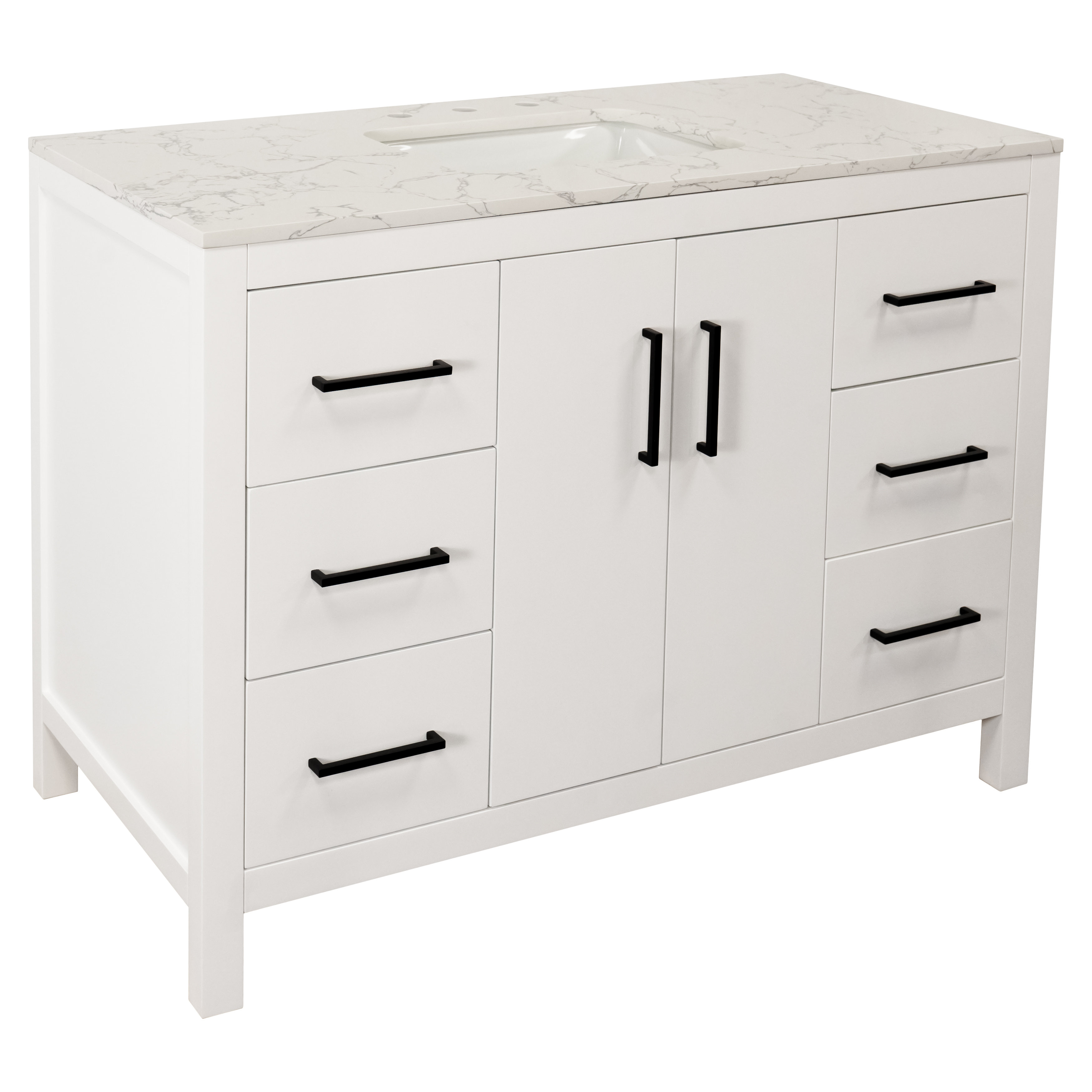 Ebern Designs Ericdaniel 48" Bathroom Vanity & Reviews | Wayfair